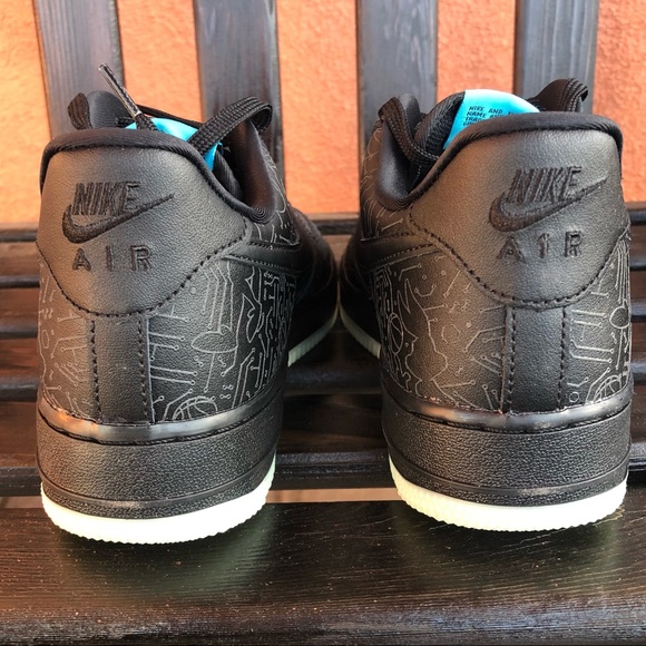 Nike Shoes | Nike Air Force Dh5354 01 Space Jam Black New | Poshmark